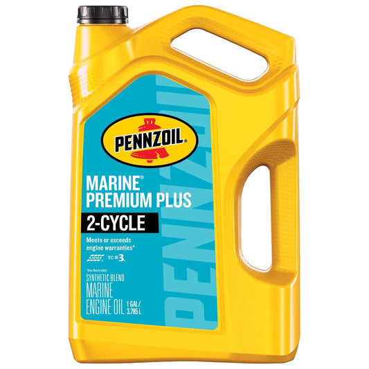 Marine Premium plus 2-Cycle Synthetic Blend Engine Oil, 1 Gallon