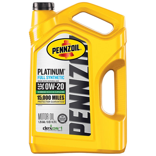 Platinum Full Synthetic 0W-20 Motor Oil, 5 Quart