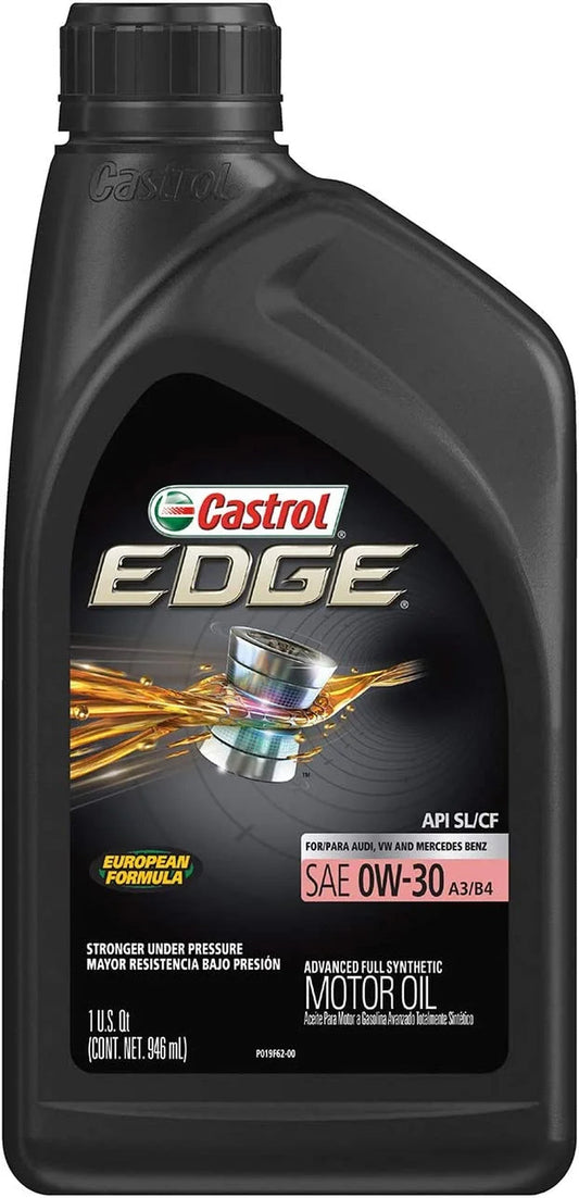 152B99-6PK 06244 Edge A3/B4 0W-30 Advanced Full Synthetic Motor Oil, 1 Quart (Pack of 6)