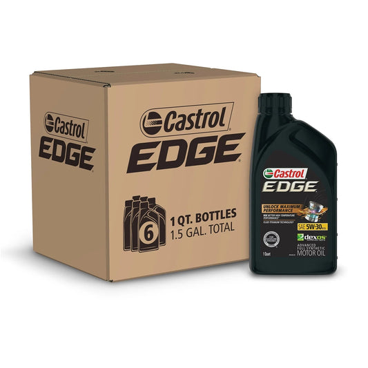 Edge 5W-30 Advanced Full Synthetic Motor Oil, 1 Quart, Case of 6