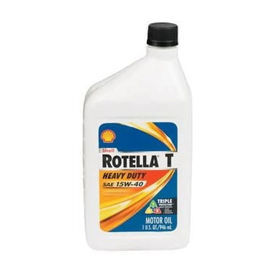 Rotella Shell 15W40 Quart Triple Protection Motor Oil 550049483 Pack of 6