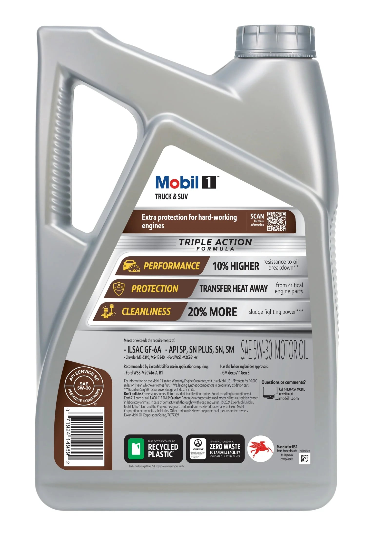 Truck & SUV Full Synthetic Motor Oil 5W-30, 5 Quart