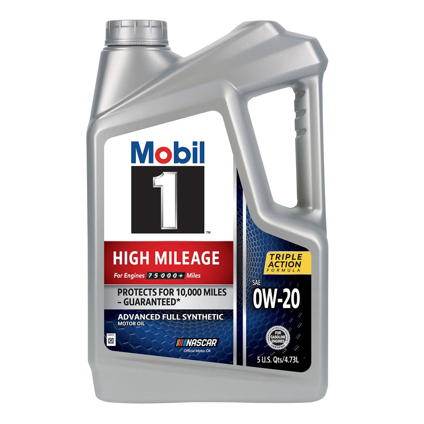 High Mileage Full Synthetic Motor Oil 0W-20, 5 Quart (Pack of 3)