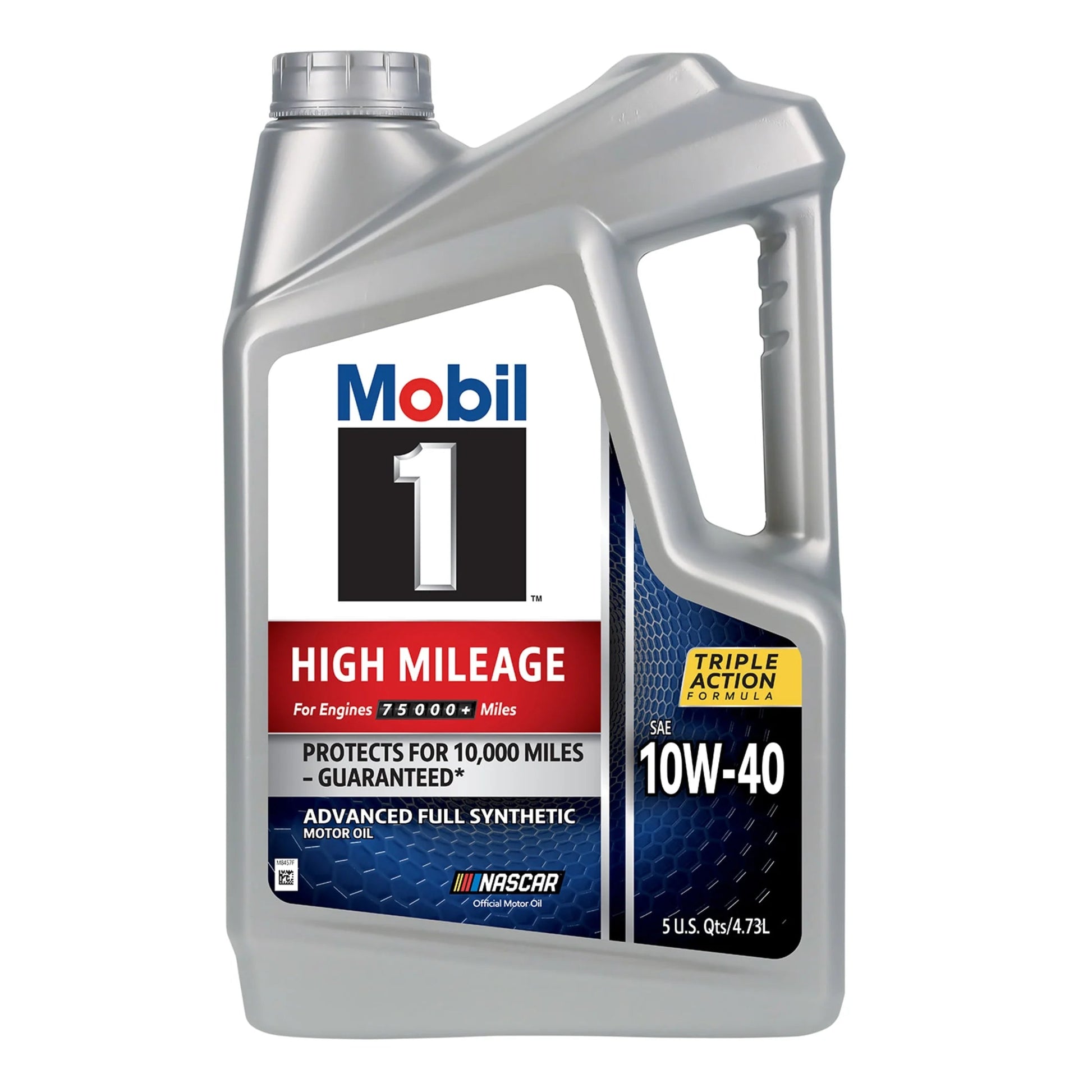 High Mileage Full Synthetic Motor Oil 10W-40, 5 Quart (Pack of 3)