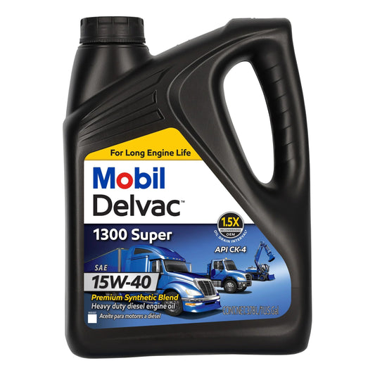 1300 Super Heavy Duty Premium Synthetic Blend Diesel Engine Oil 15W-40, 1 Gallon