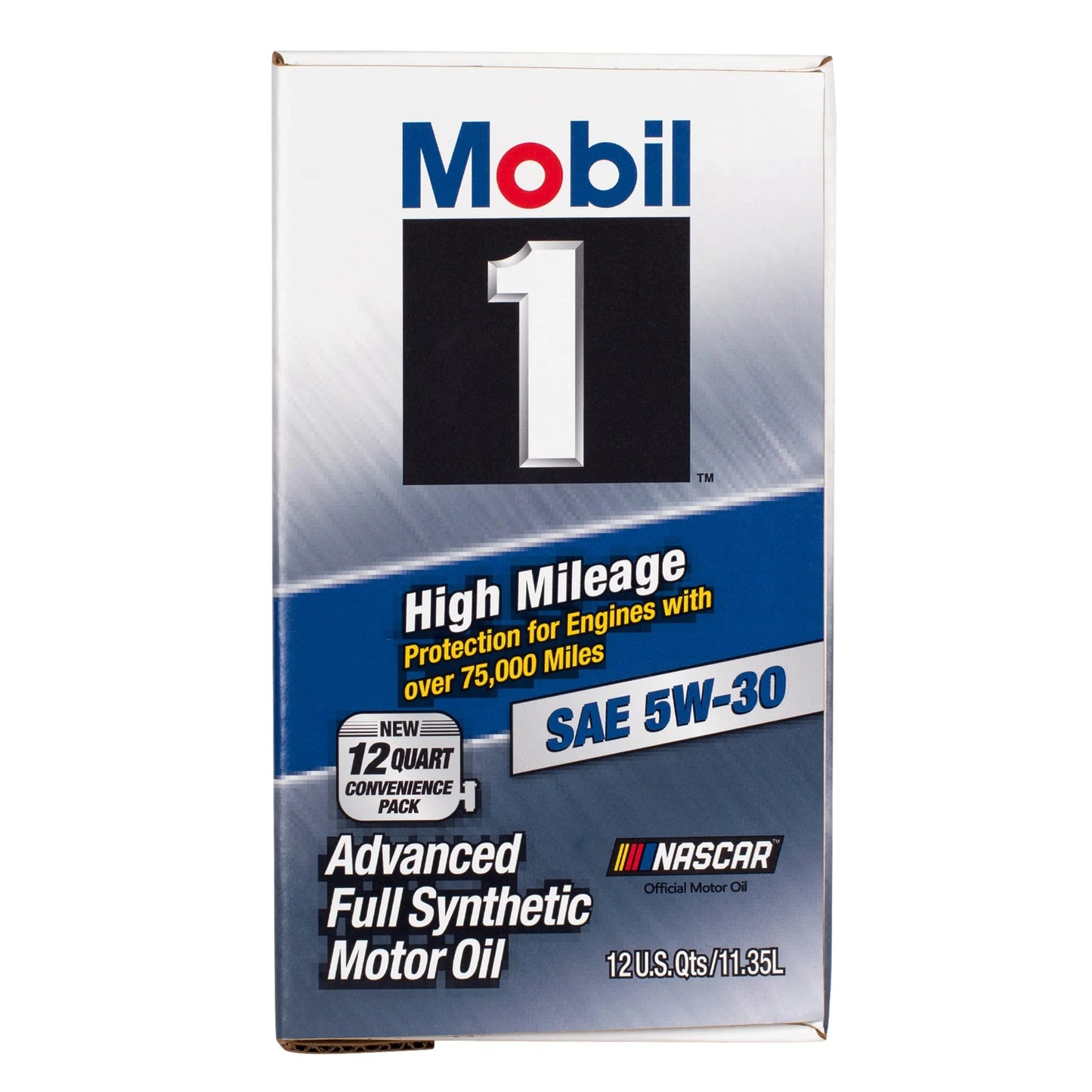 High Mileage Full Synthetic Motor Oil 5W-30, 12 Quart