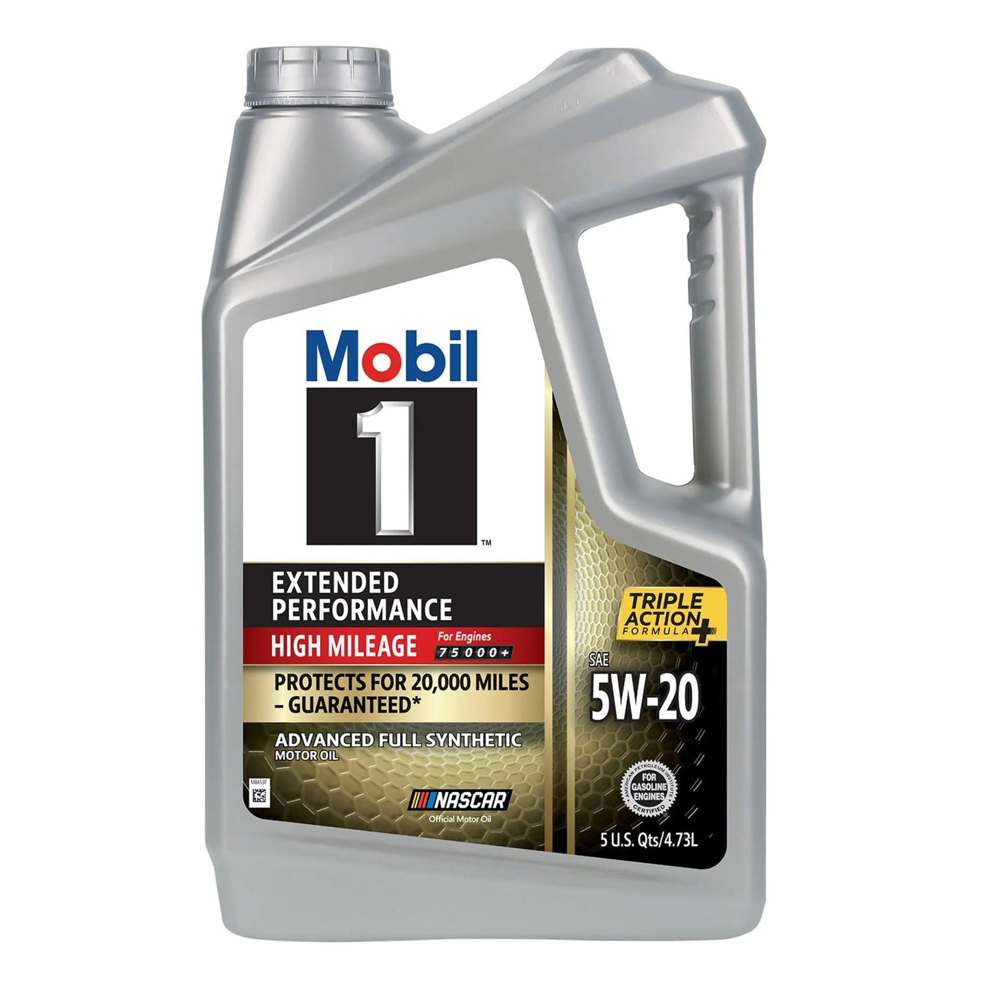 Extended Performance High Mileage Full Synthetic Motor Oil 5W-20, 5 Quart (3 Pack)