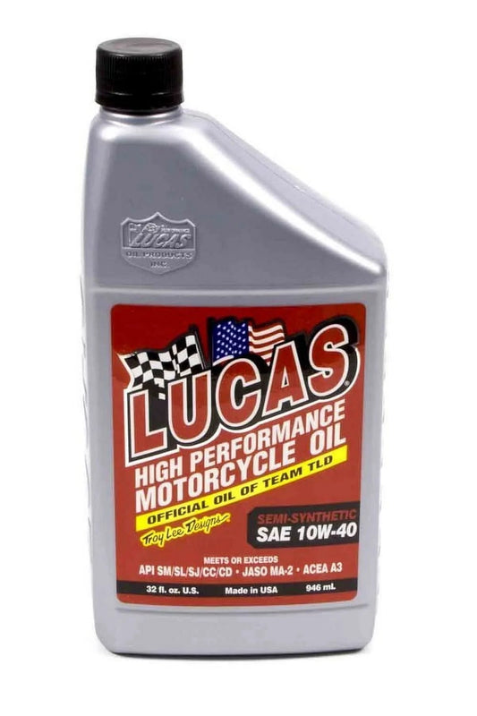 Semi-Synthetic 10W40 Motorcycle Oil Qt