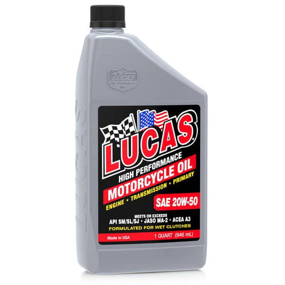 10700 SAE 20W-50 Motorcycle Oil - Gray - 1 Qt.