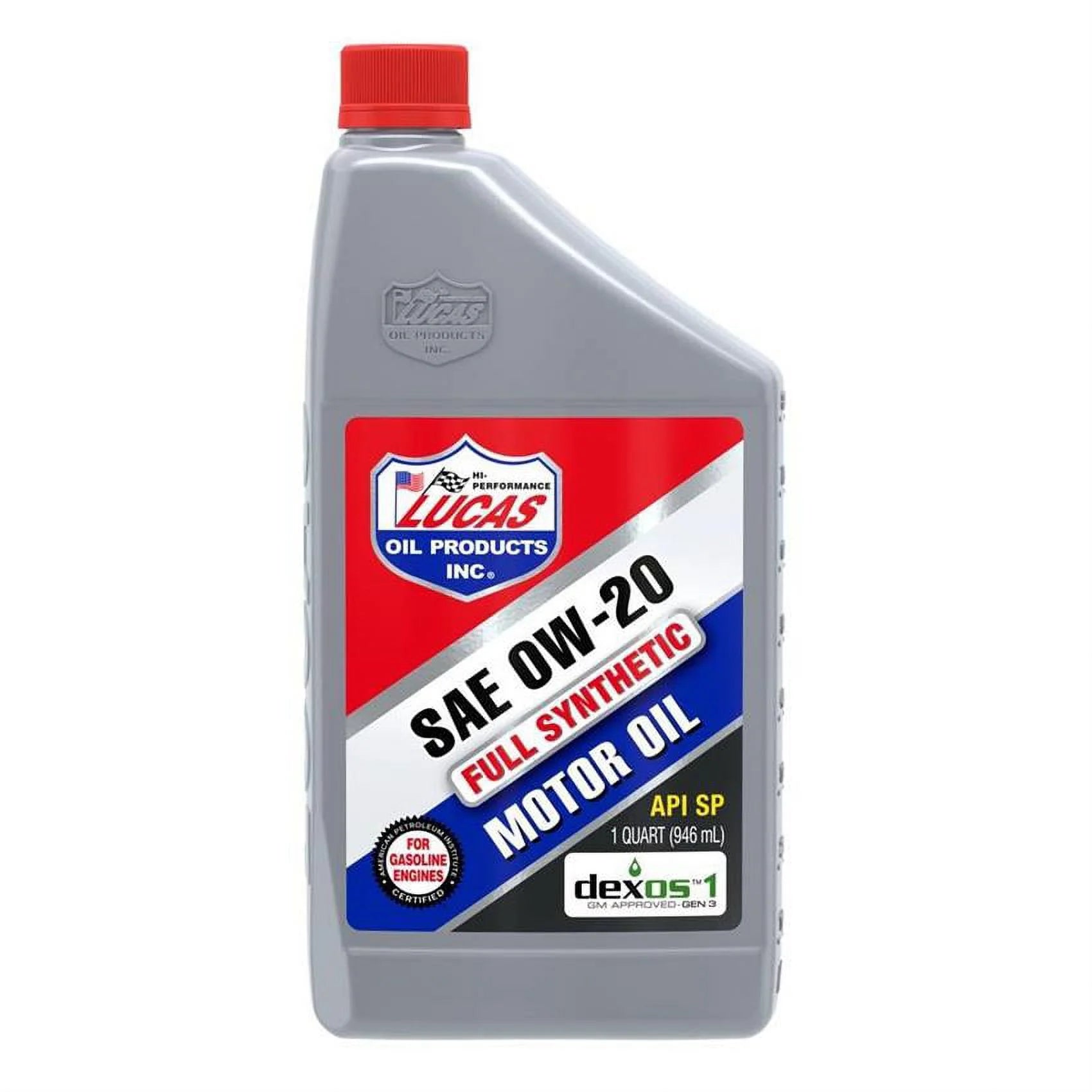 10564 0W-20 Synthetic Motor Oil, Dexos, 1 Quart