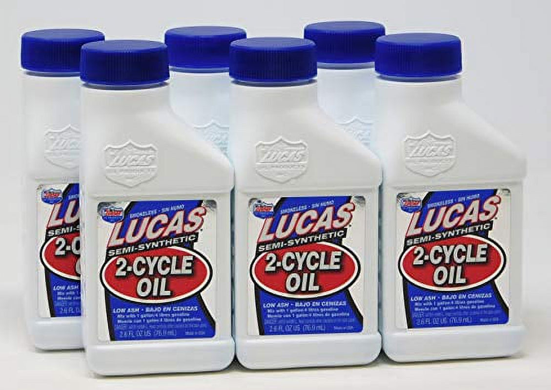 SEMI-SYNTHETIC 2 CYCLE OIL -- 2.6 Oz. (Quantity 6)