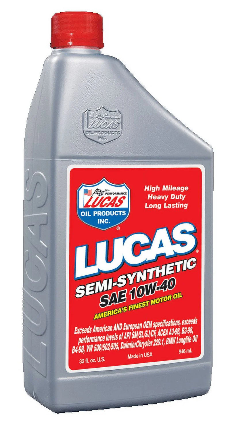 Semi-Synthetic SAE 10W-40 Motor Oil