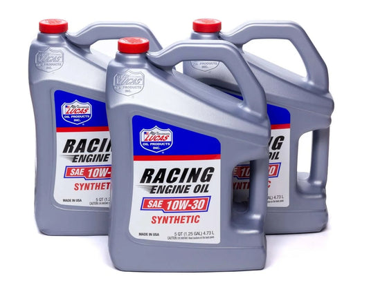 Synthetic Racing Oil 10W 30 Case 3 X 5Qt Bottle