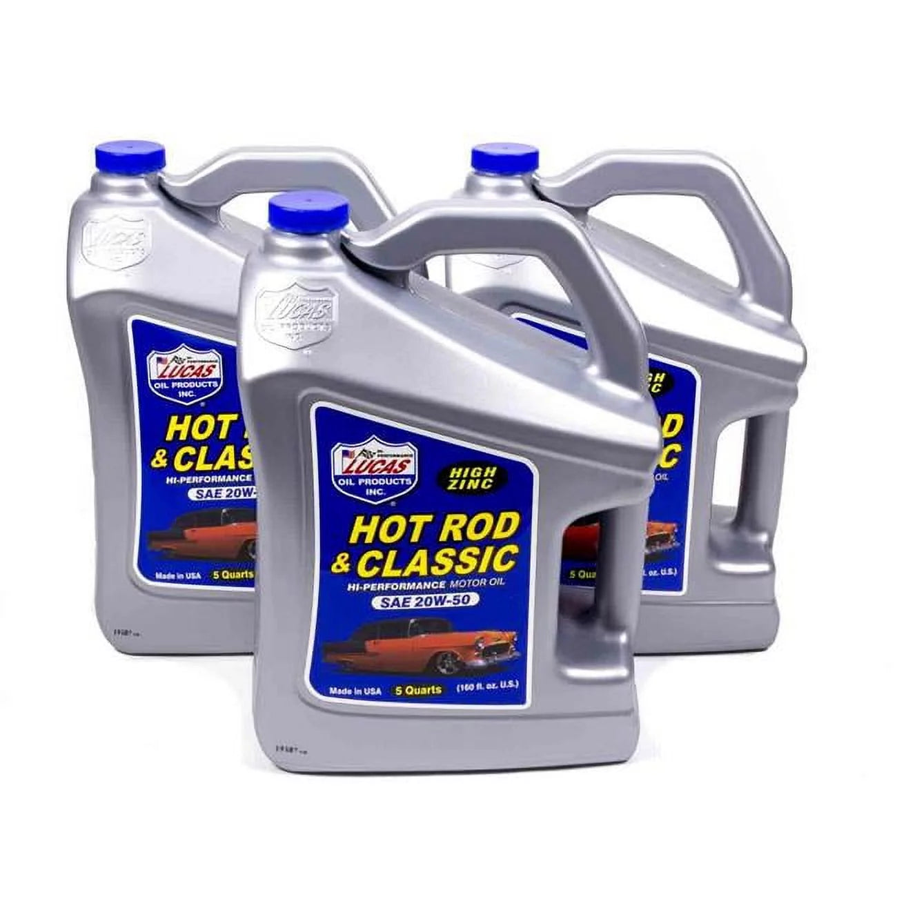 10684 5 Qt. Hot Rod & Classic Car 20W-50 Motor Oil, Case of 3