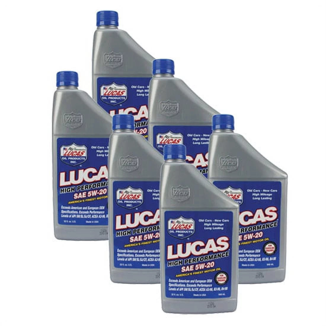 10416 SAE 5W20 Engine Oil, 6 Qt Case