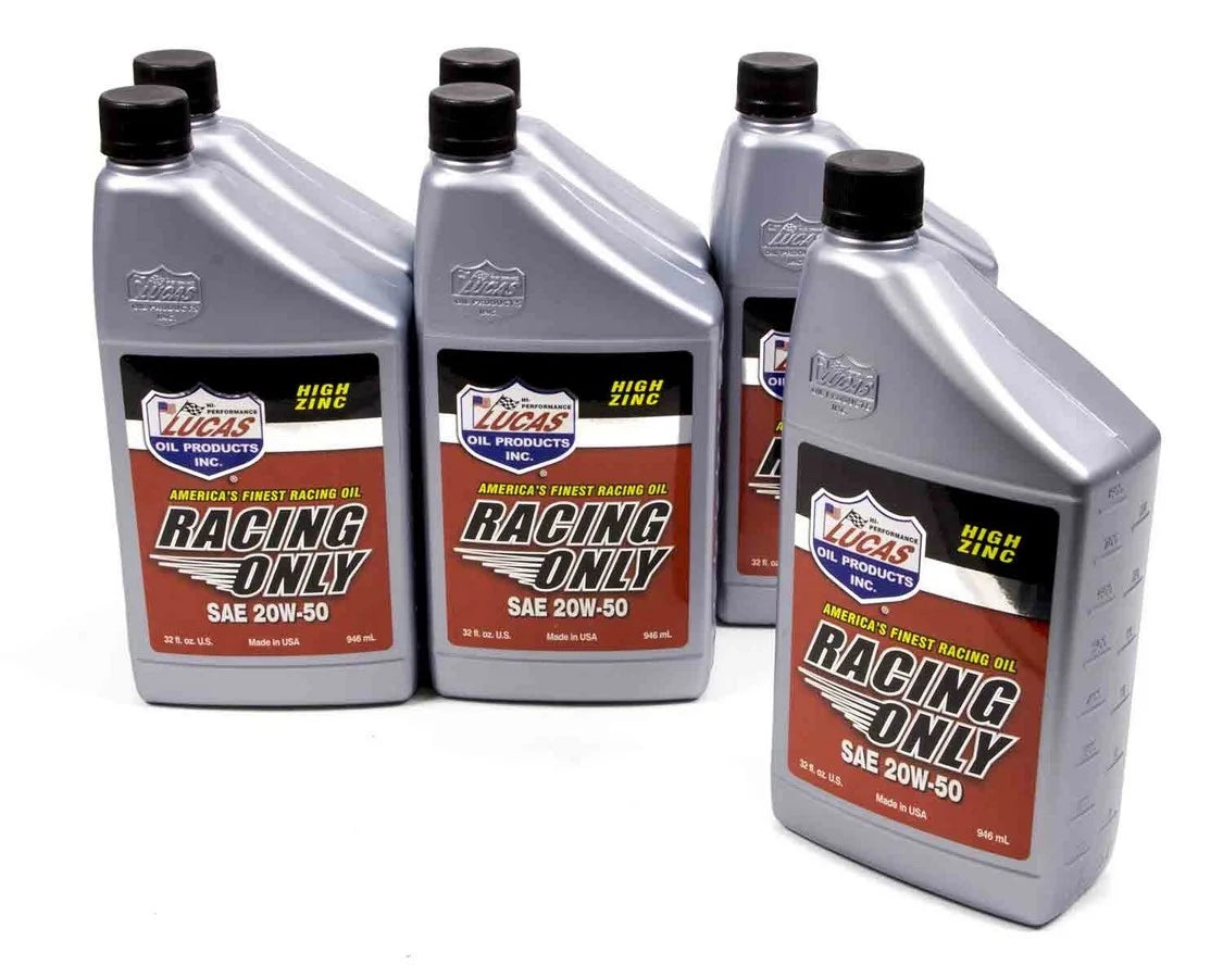 20W50 Racing Oil 6X1 Qt Semi-Synthetic