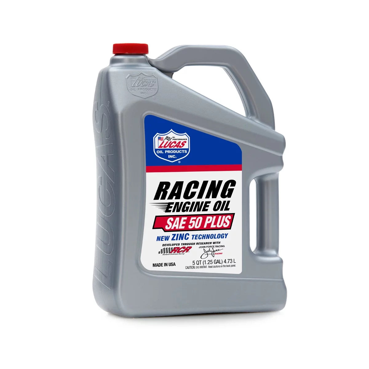 50 plus Racing Motor Oil 5 Quart Bottle