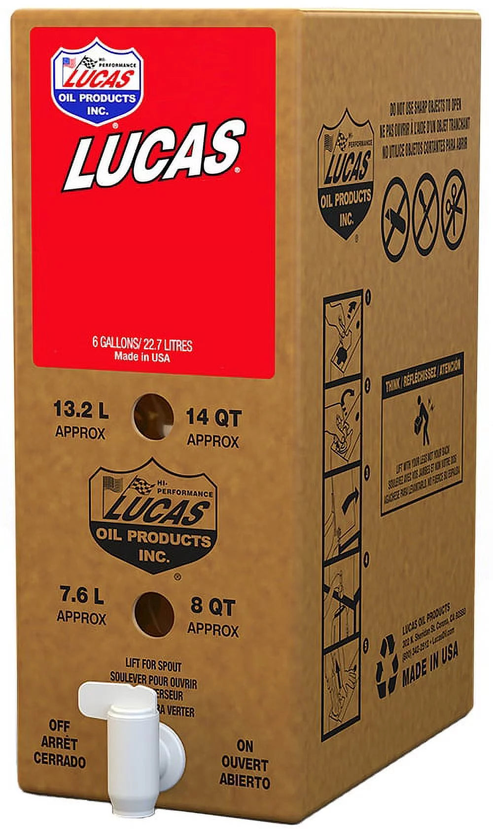 18025 Hot Rod and Classic Car Motor Oil 10W-30 Bag in a Box - 6-Gallon